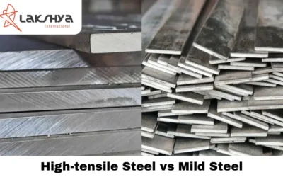 What is the difference between high-tensile steel and mild steel?